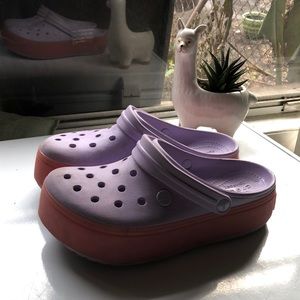 Platform crocs